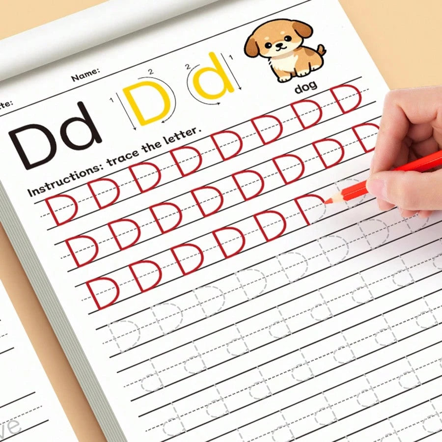 "ABC Tracing Letters Workbook: 32 Pages Of Alphabet & Number Tracing, Early Education Handwriting Practice, Perfect For Preschool Skill Building & Literacy Development"