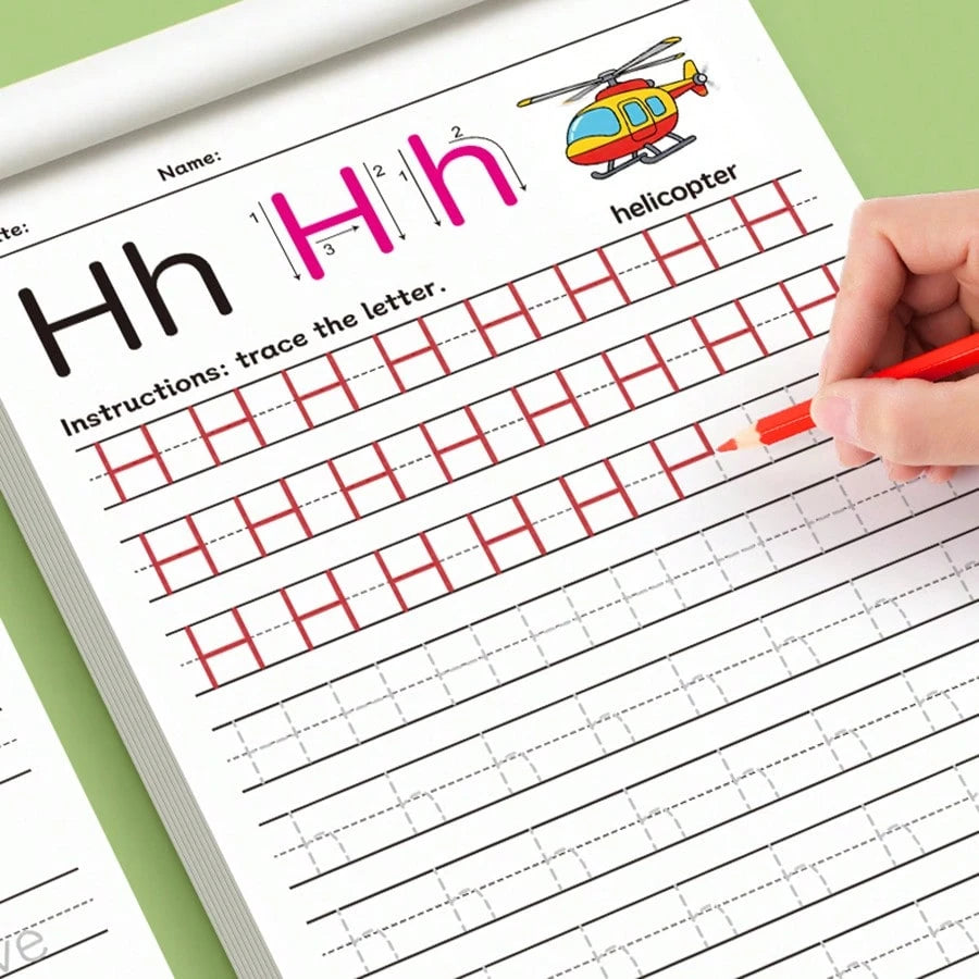 "ABC Tracing Letters Workbook: 32 Pages Of Alphabet & Number Tracing, Early Education Handwriting Practice, Perfect For Preschool Skill Building & Literacy Development"