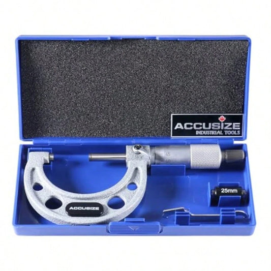 Accusize Industrial Tools 25-50mm By 0.01mm Ultra-Precision Ouide Micrometer EG00-0050