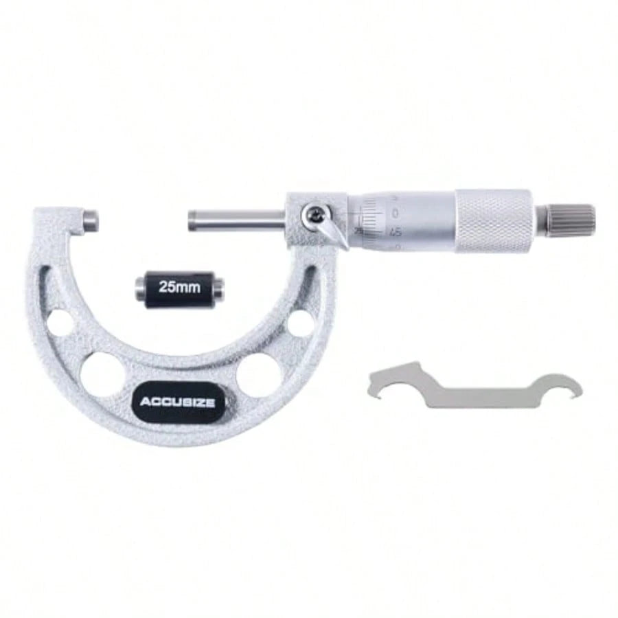 Accusize Industrial Tools 25-50mm By 0.01mm Ultra-Precision Ouide Micrometer EG00-0050