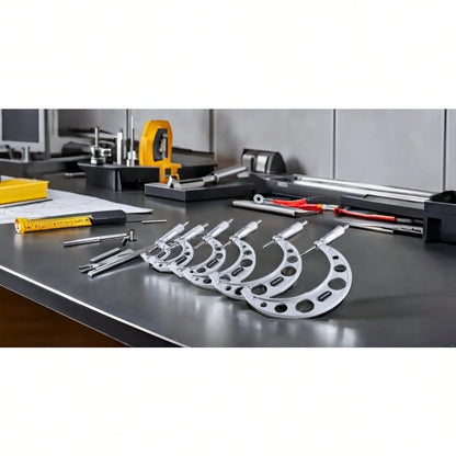 Accusize Industrial Tools 25-50mm By 0.01mm Ultra-Precision Ouide Micrometer EG00-0050