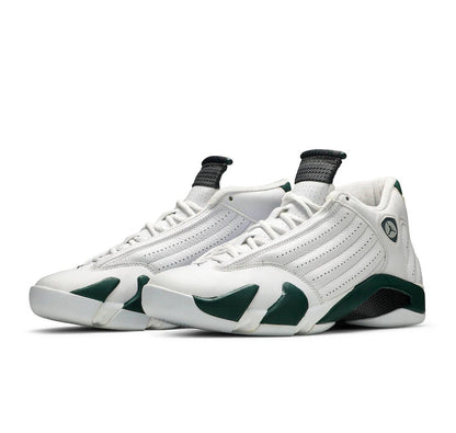 Air Jordan 14 Retro White Forest Green