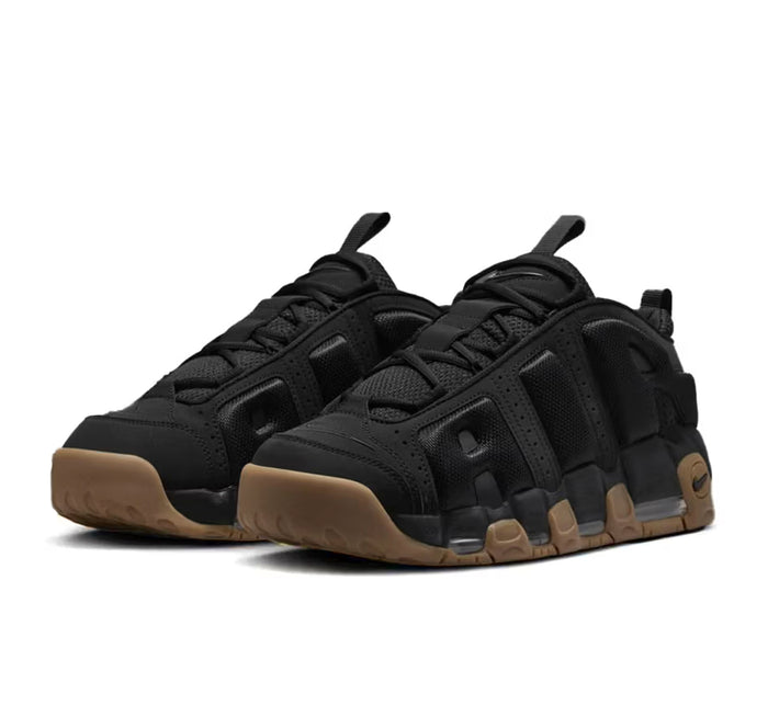 Nike Air More Uptempo Low Black Gum
