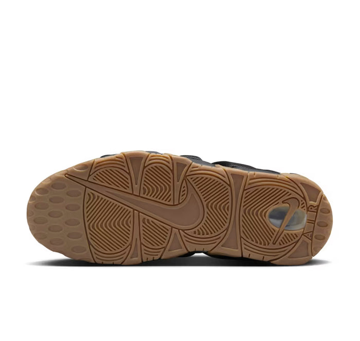 Nike Air More Uptempo Low Black Gum