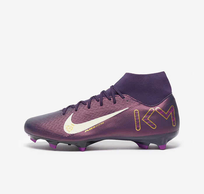 Nike Air Zoom Mercurial Superfly X Academy Mbappé FG/MG – Grand Morado & Light Ivory