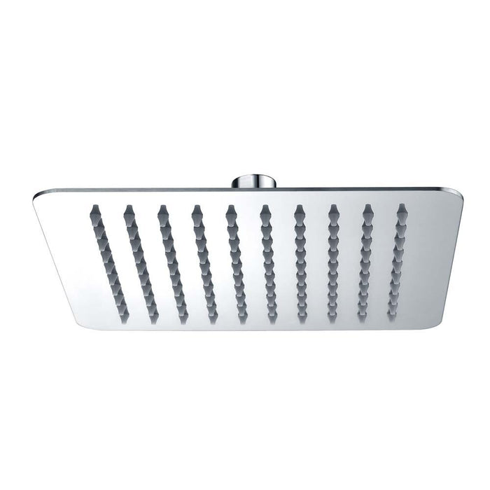 AMBER Square Shower Head 200mm Chrome Showers Arova