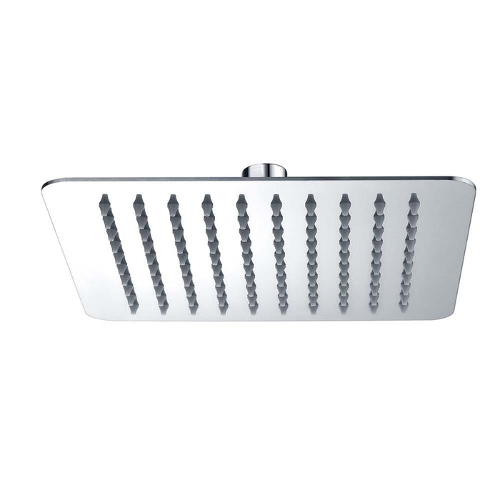 AMBER Square Shower Head 250mm Chrome Showers Arova