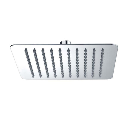 AMBER Square Shower Head 250mm Chrome Showers Arova