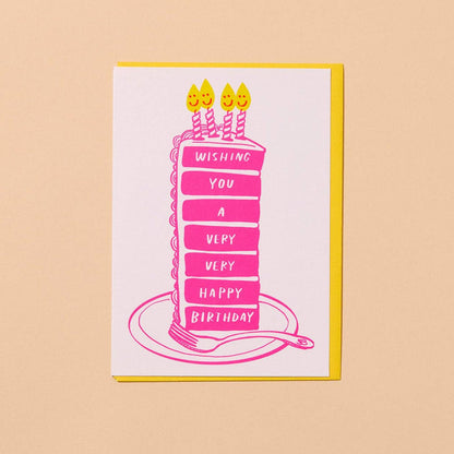 And Here We Are Greeting Card - Very Happy Birthday