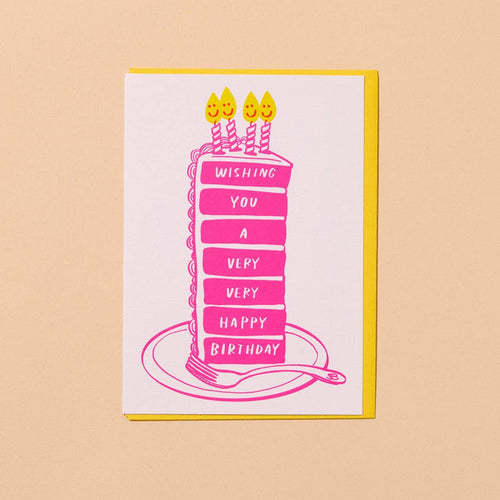 And Here We Are Greeting Card - Very Happy Birthday