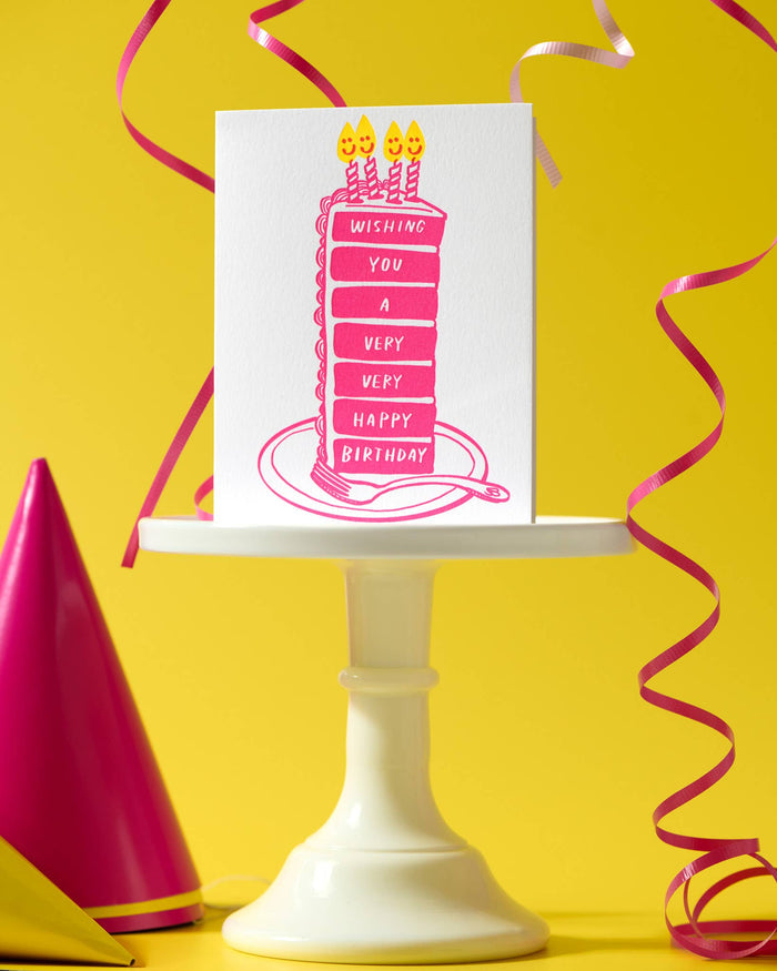 And Here We Are Greeting Card - Very Happy Birthday