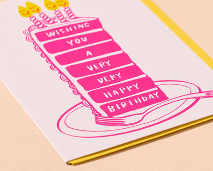 And Here We Are Greeting Card - Very Happy Birthday