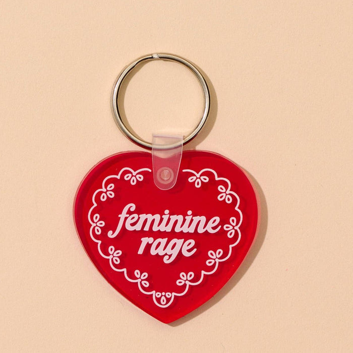 And Here We Are Keychain - Feminine Rage