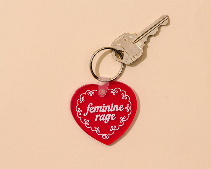 And Here We Are Keychain - Feminine Rage