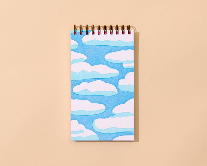 And Here We Are Spiral Notebook - Sky and Clouds