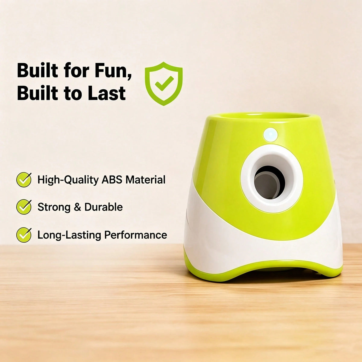 Automatic Dog Ball Launcher, Electric Interactive Fetch Toy With 3 Mini Tennis Balls, Adjustable Distance Pet Ball Thrower For Small Dogs, Indoor & Outdoor Play