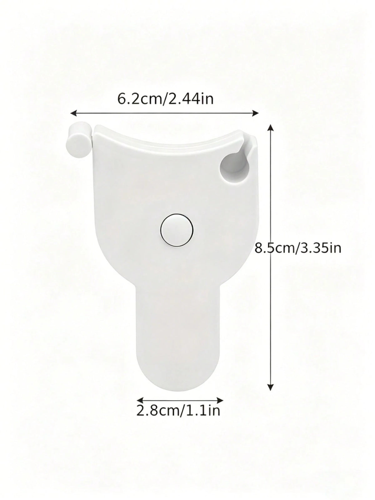 Automatic Retractable Body Measuring Tape, Lockable Self-Tightening Measuring Tape, High Precision Body Measuring Ruler, Portable Waist, Hip, Thigh, Abdomen Measuring Tool, Soft Flexible Body Measurin