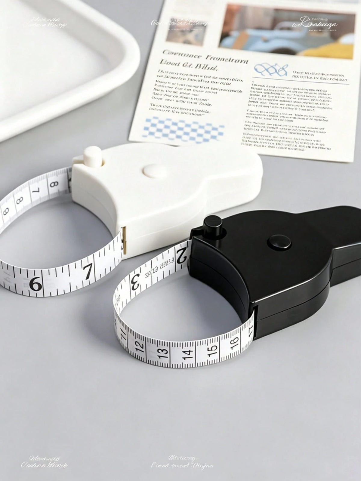 Automatic Retractable Body Measuring Tape, Lockable Self-Tightening Measuring Tape, High Precision Body Measuring Ruler, Portable Waist, Hip, Thigh, Abdomen Measuring Tool, Soft Flexible Body Measurin