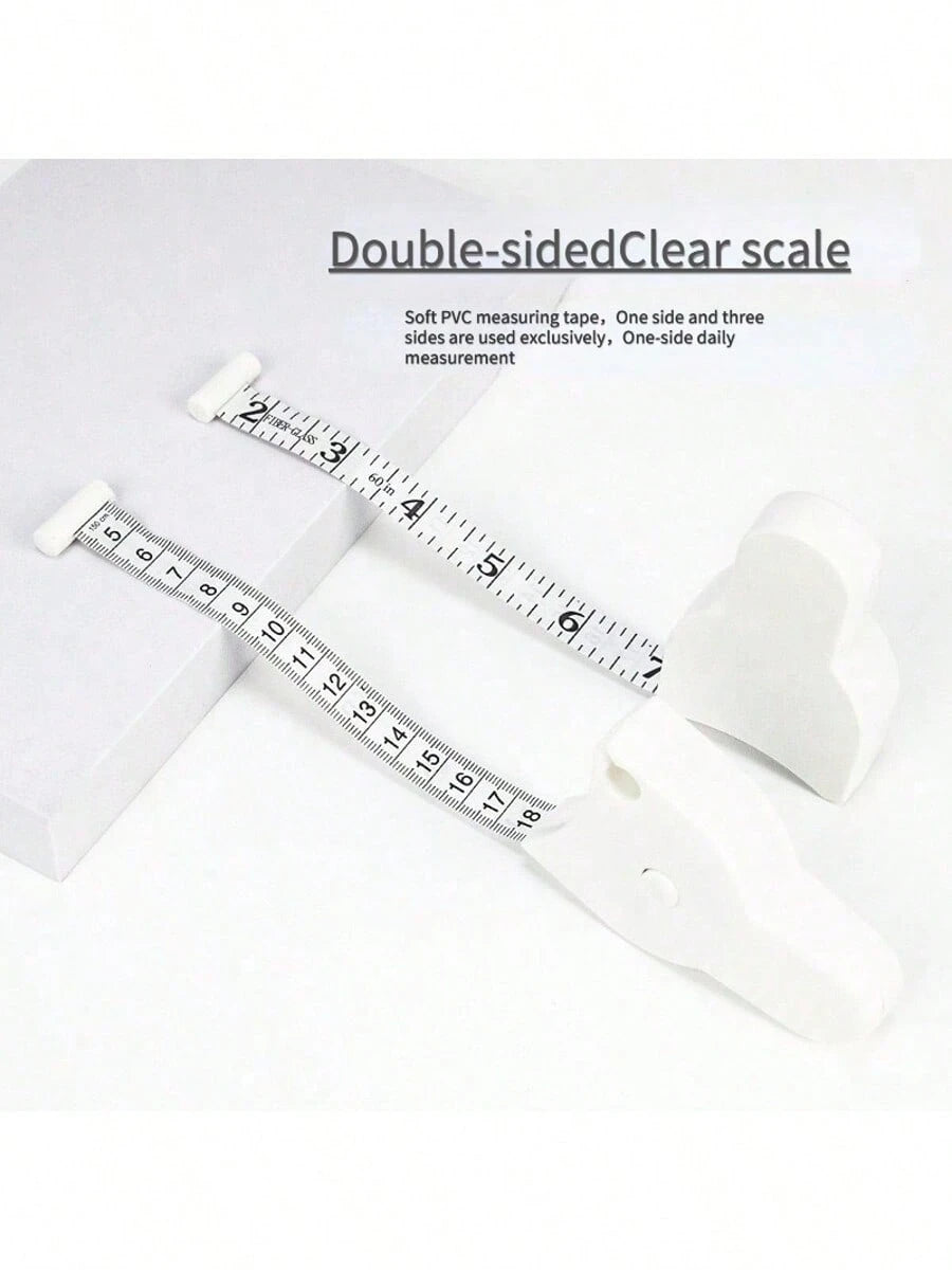 Automatic Retractable Portable Self-Test Tape Measure, Professional Retractable Waist Measuring Tape, Fitness Home Soft Leather Tape Measure, Metric And Imperial Dual-Sided Dual-Use, Mini 3-Circle Aut