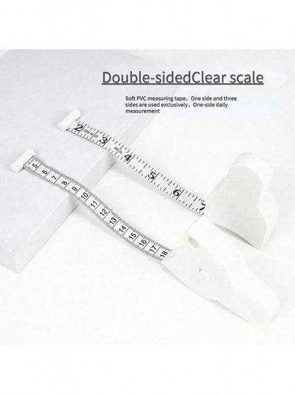 Automatic Retractable Portable Self-Test Tape Measure, Professional Retractable Waist Measuring Tape, Fitness Home Soft Leather Tape Measure, Metric And Imperial Dual-Sided Dual-Use, Mini 3-Circle Aut