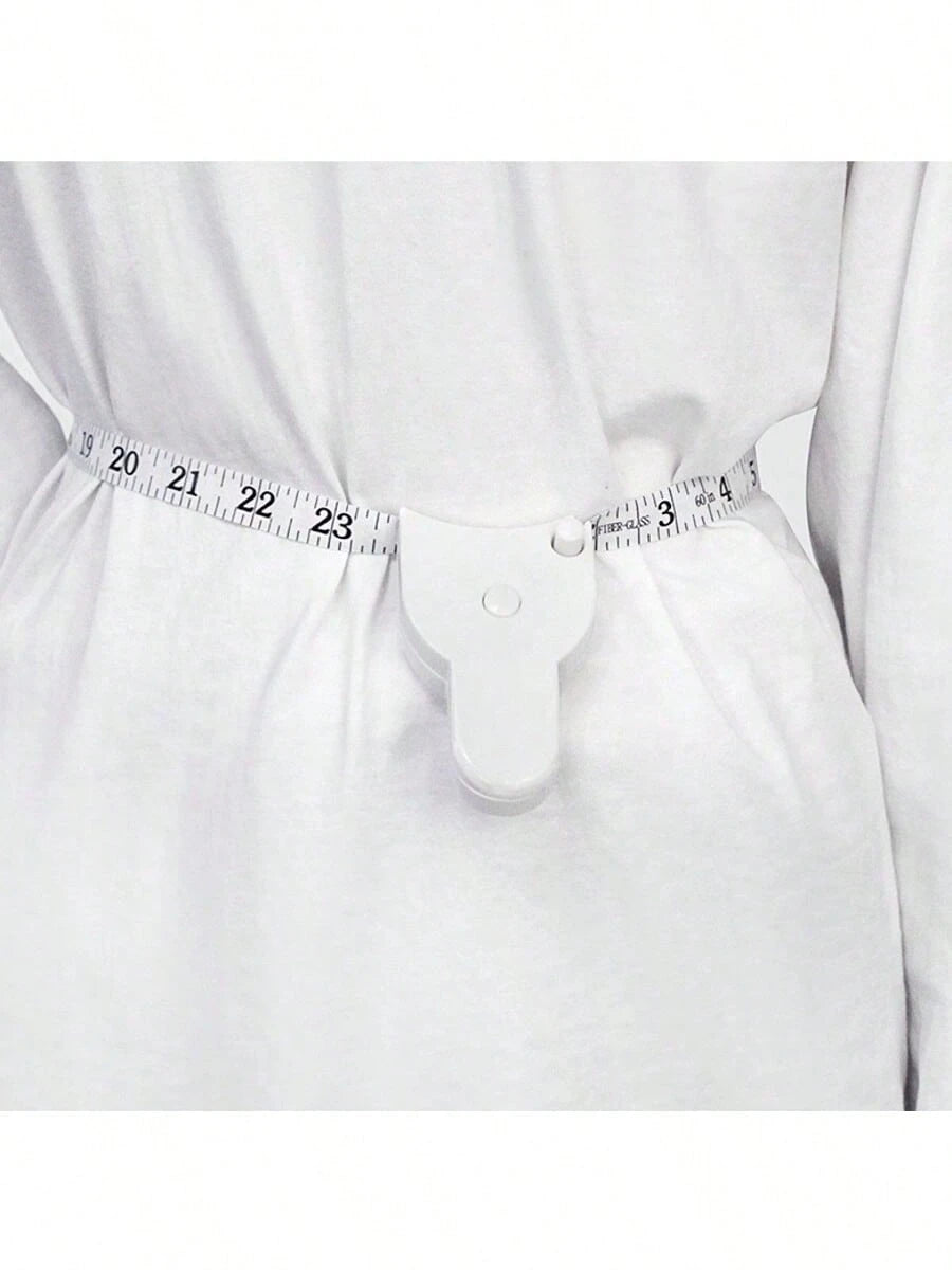 Automatic Retractable Portable Self-Test Tape Measure, Professional Retractable Waist Measuring Tape, Fitness Home Soft Leather Tape Measure, Metric And Imperial Dual-Sided Dual-Use, Mini 3-Circle Aut