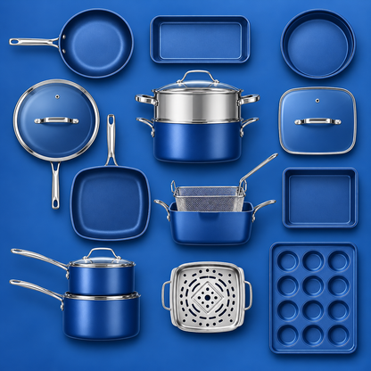 🔥 Summer Sale – 20-Piece Nonstick Cookware & Bakeware Set