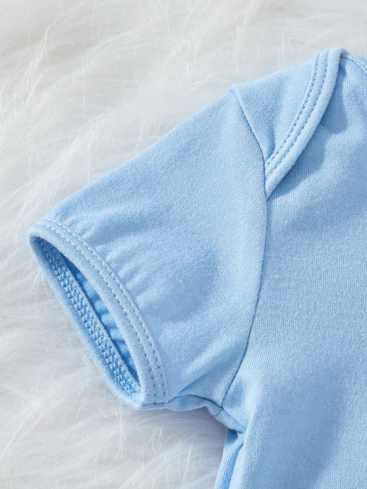 Baby Boy Casual Minimalist Letter Print Bodysuit Short Sleeve