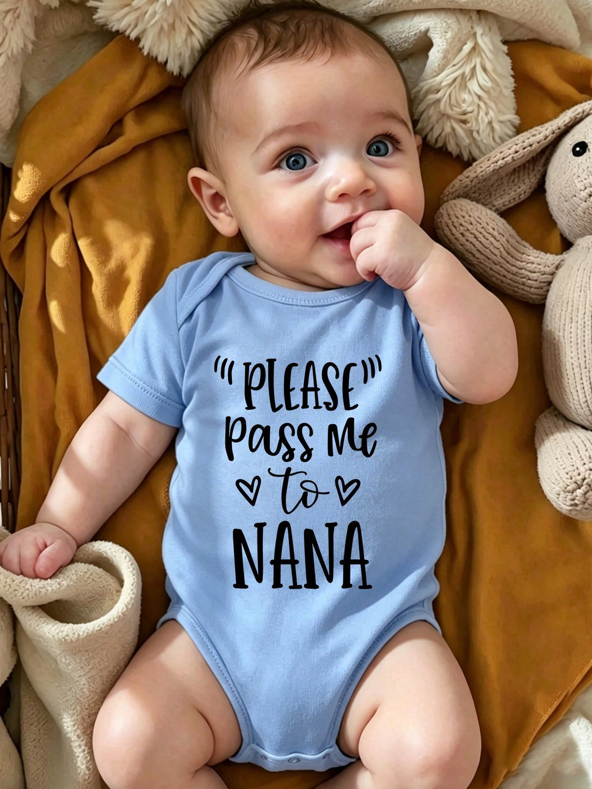 Baby Boy Casual Minimalist Letter Print Bodysuit Short Sleeve