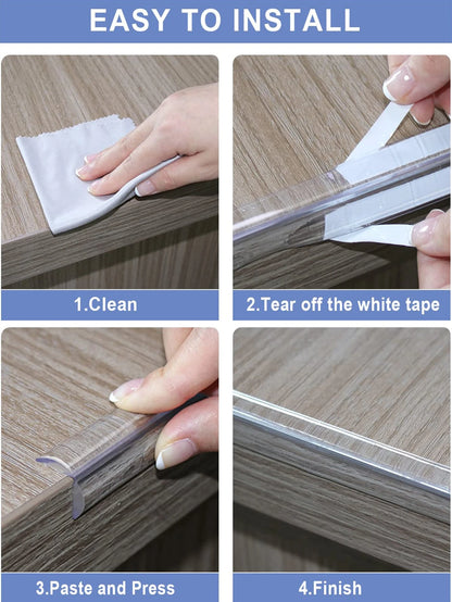 Baby Safety Protection, Clear Edge Guards, Table Corner Guards, Suitable For Cabinets, Tables, Drawers Baby Shower Family Decorations Gifts