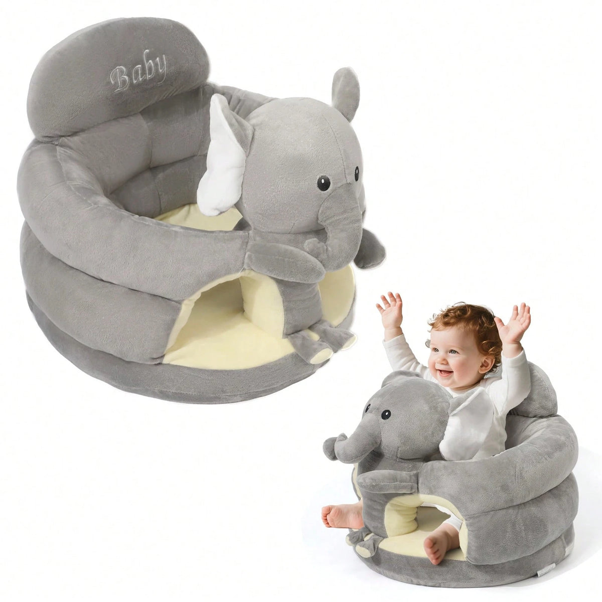Baby Seat, Baby Sofa Seat, Baby Training Seat, Suitable For Bedrooms, Living Rooms, Nurseries, Cars, Etc., Easy To Carry.