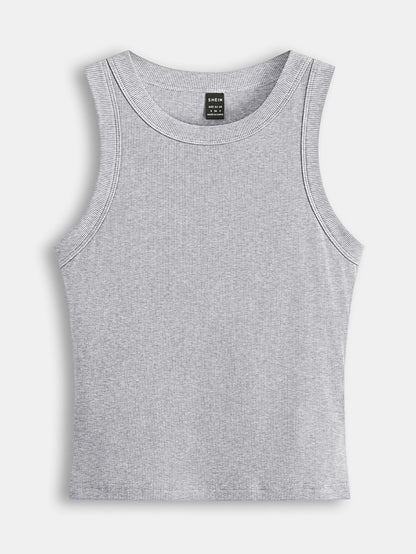 BASICS Solid Slim Tank Top/Summer Tops For Women