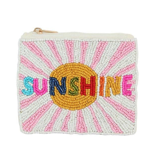 Beaded Coin Purse - Sunshine