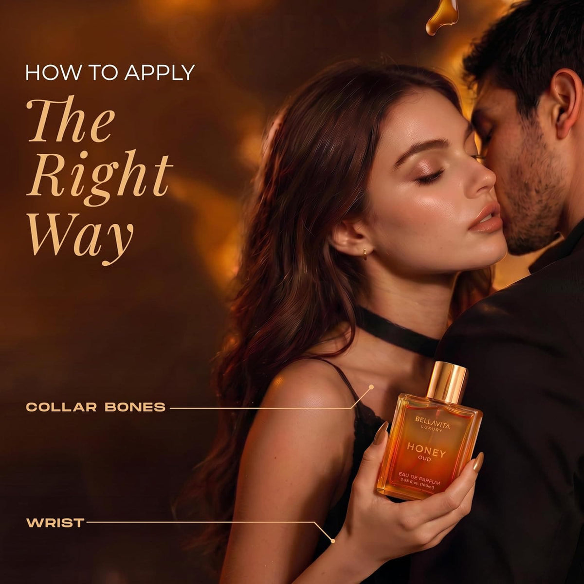 Bella Vita Luxury Bellavita Luxury Honey Oud Eau De Parfum| 100 Ml (3.4 Fl.Oz.)| Perfume For Men And Women| Sweet Honey, Bergamot, Oud, And Amber Notes| Women's Day Special