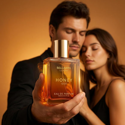 Bella Vita Luxury Bellavita Luxury Honey Oud Eau De Parfum| 100 Ml (3.4 Fl.Oz.)| Perfume For Men And Women| Sweet Honey, Bergamot, Oud, And Amber Notes| Women's Day Special