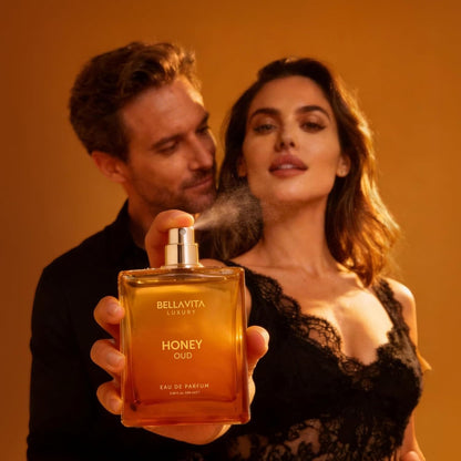 Bella Vita Luxury Bellavita Luxury Honey Oud Eau De Parfum| 100 Ml (3.4 Fl.Oz.)| Perfume For Men And Women| Sweet Honey, Bergamot, Oud, And Amber Notes| Women's Day Special