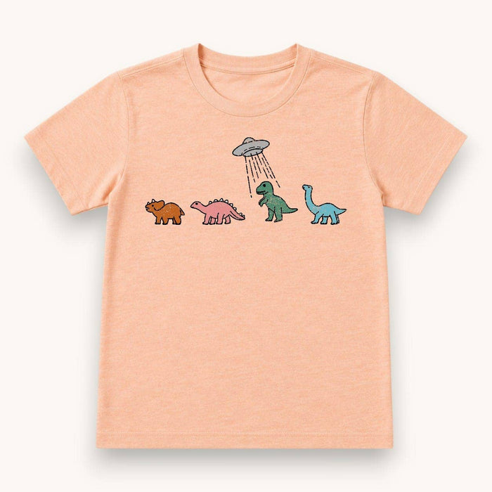 Best Day Ever Kids - Dino Dance Party Tee - Pink