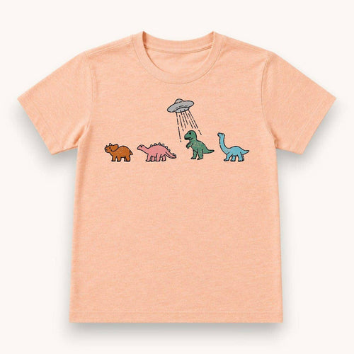 Best Day Ever Kids - Dino Dance Party Tee - Pink