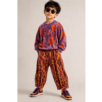 Best Day Ever Kids - Octo Party Velvet Pullover