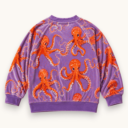 Best Day Ever Kids - Octo Party Velvet Pullover