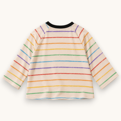 Best Day Ever Kids - Retro Crayon Stripe Tee