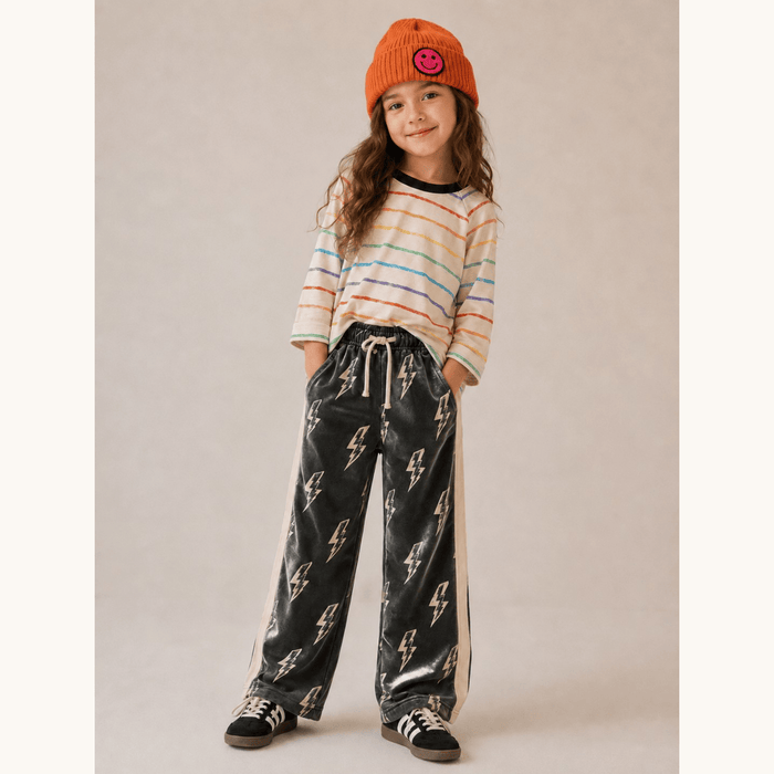 Best Day Ever Kids - Retro Crayon Stripe Tee