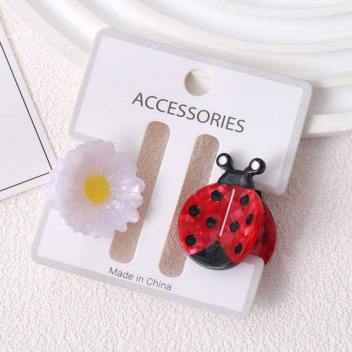 Bewaltz - Mini Hair Clips - Ladybug & Daisy