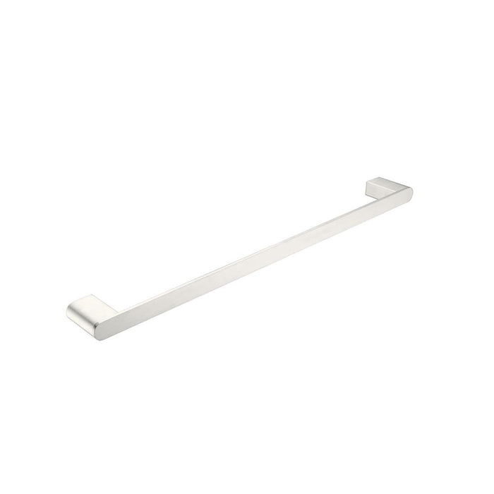 Bianca Single Towel Rail Brushed Nickel 600MM 9024-BN Accessories Nero