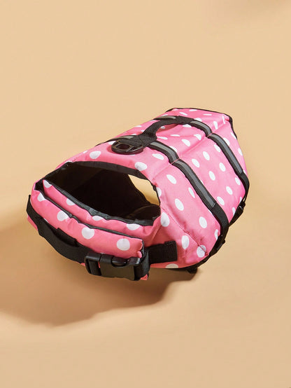 BONAPET Summer Pet High Buoyancy Adjustable Life Jacket, Cat & Dog Swimwear