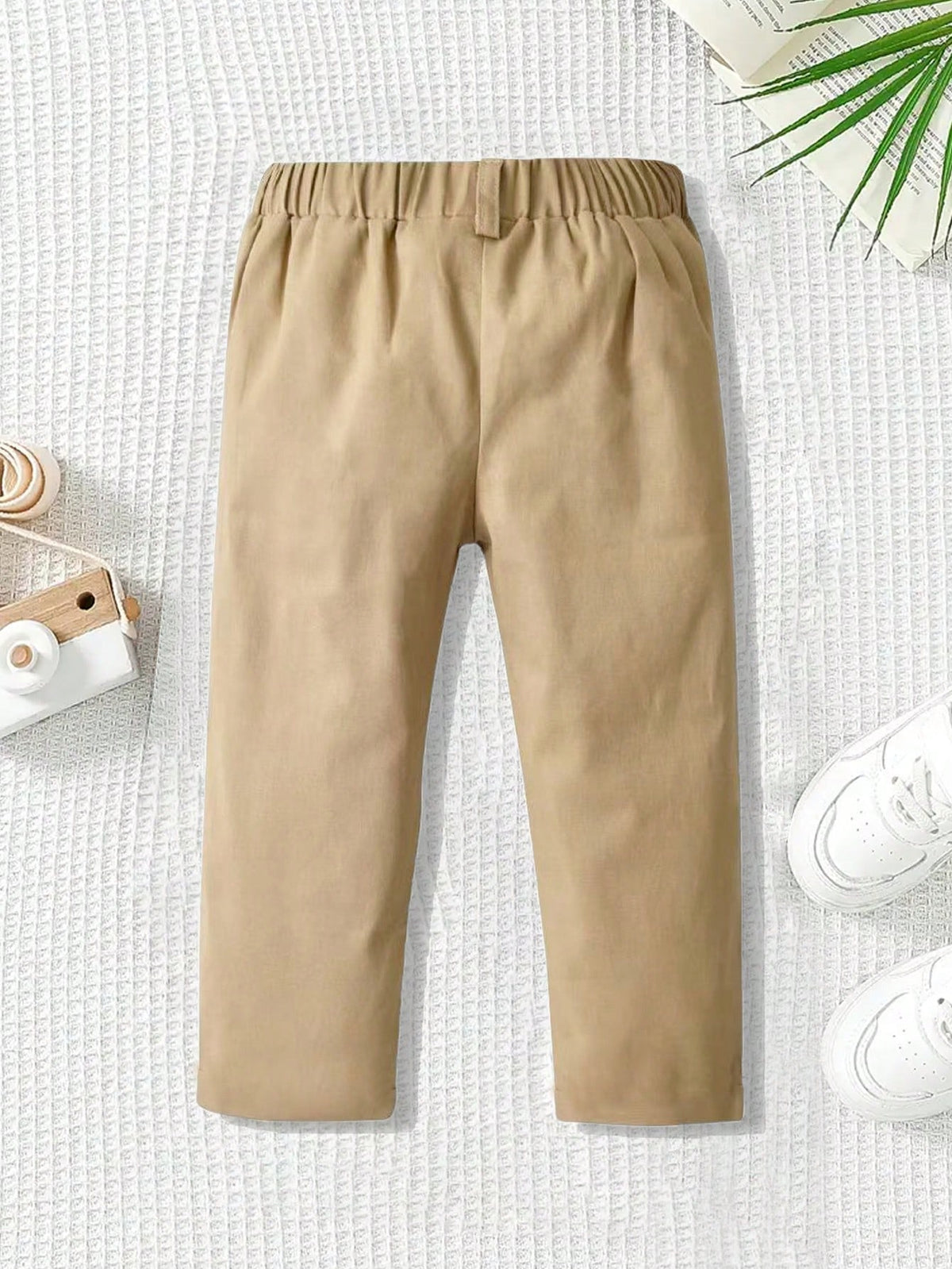 Boys' Casual Solid Color Pants, Comfortable And Fashionable, Suitable For Daily Outings, School, Parties And Vacations As A Gift