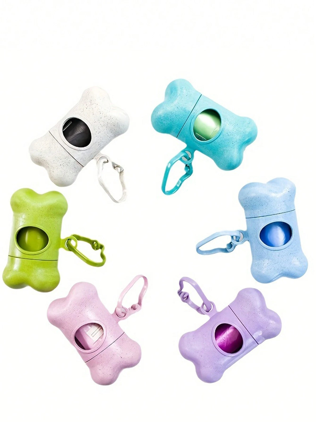 BVEOYPET Hands-Free Dog Waste Bag Dispenser- Durable Plastic, No Battery Needed, Ideal For Outdoor Walks & Training
