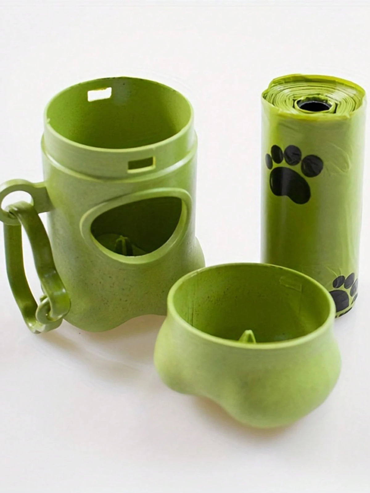BVEOYPET Hands-Free Dog Waste Bag Dispenser- Durable Plastic, No Battery Needed, Ideal For Outdoor Walks & Training