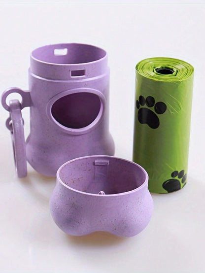 BVEOYPET Hands-Free Dog Waste Bag Dispenser- Durable Plastic, No Battery Needed, Ideal For Outdoor Walks & Training