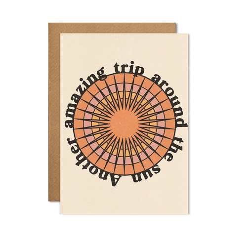 cai & jo USA - Another Amazing Trip Around the Sun Card