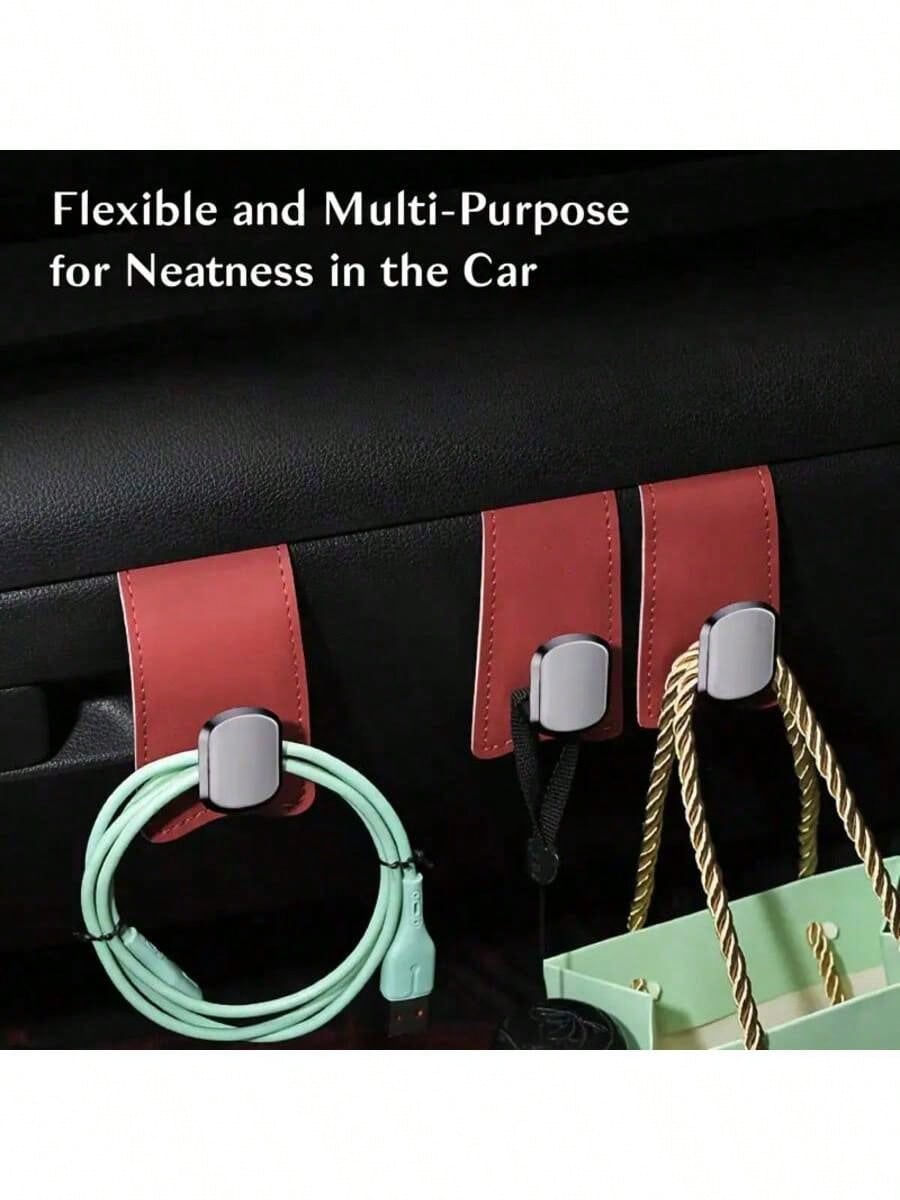 Car Hook, Passenger Seat Hook, Glove Box Hook, Clip-On Storage Hook